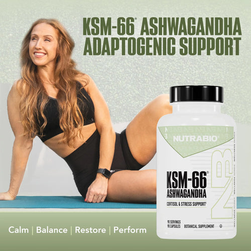 Ashwagandha KSM-66 Herbal Supplement for Better Overall Well-Being- Ashwagandha Supplement- 600Mg - 90 Vegetable Capsules