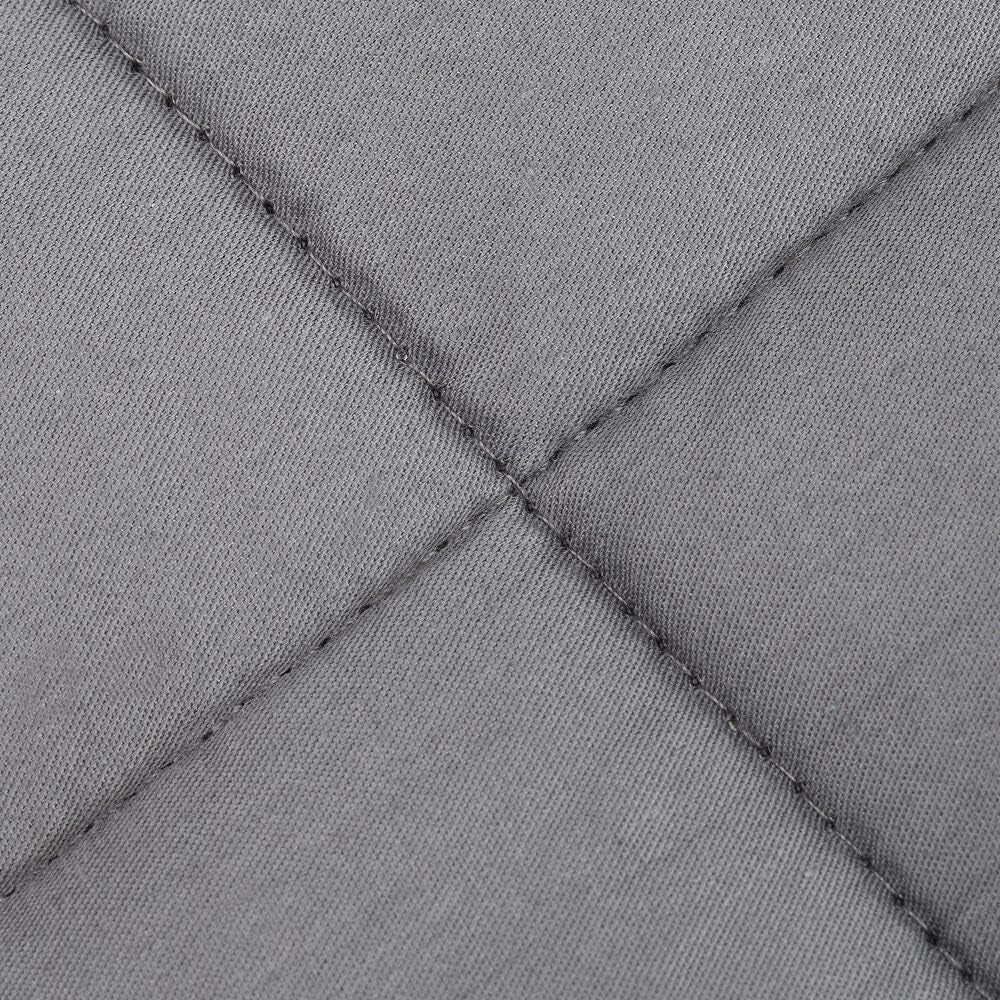 Kids Weighted Blanket (3 Lbs 36"X48") for Restful Sleep, Premium Material with Glass Beads (Dark Gery)