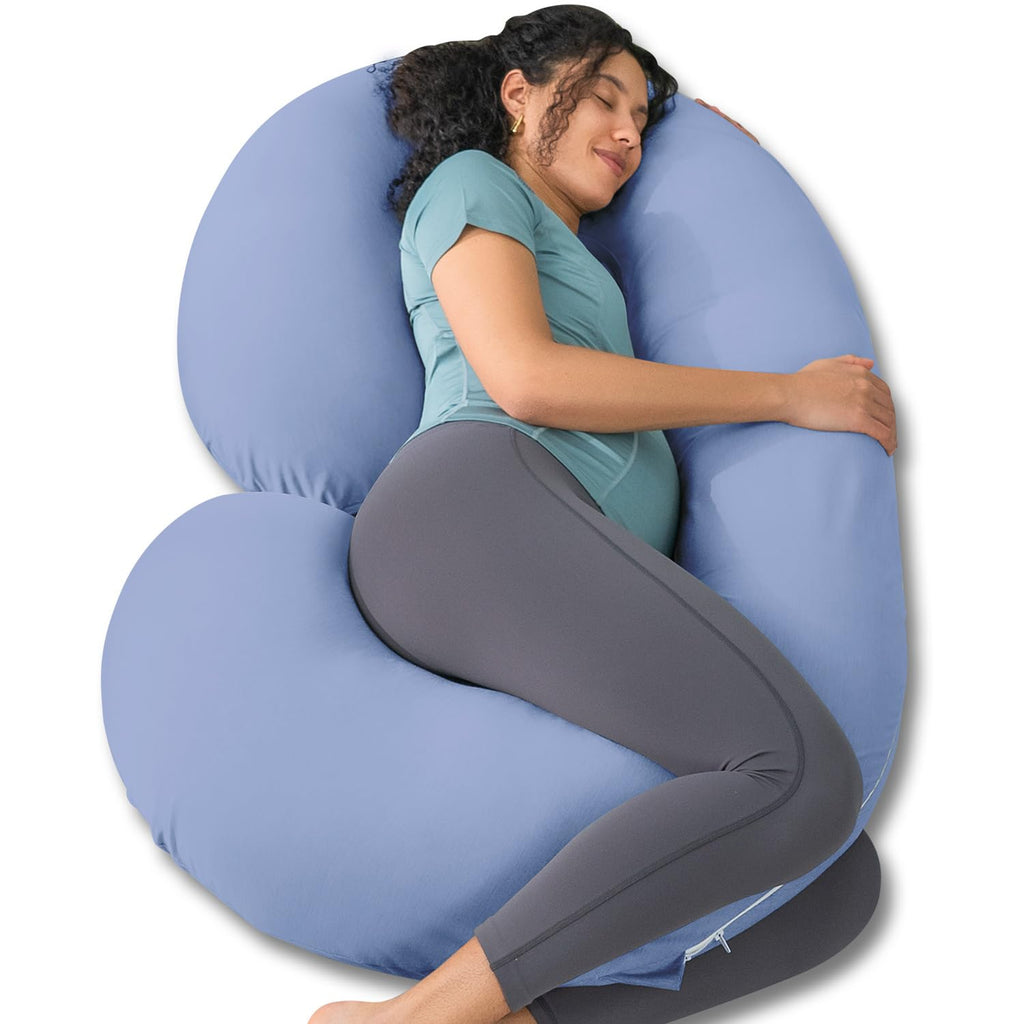 Cooling Pregnancy Pillow, Maternity Pillow for Pregnant Women(Cooling Blue)