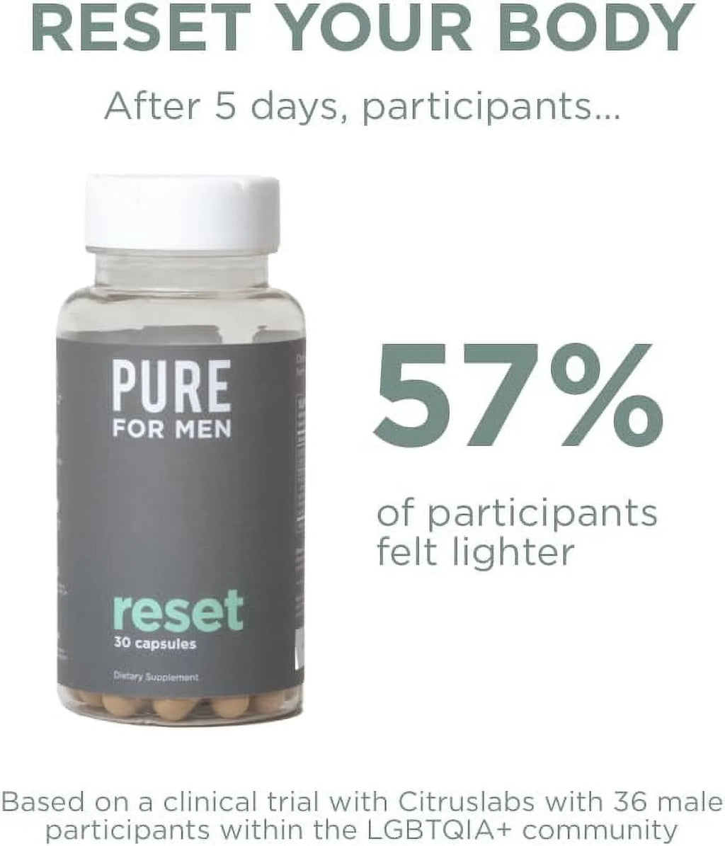 Detox Supplement, Reset | Promotes Digestive & Gut Health, Helps Remove Toxins & Supports Immune System, Colon Cleanse | 30 Capsules