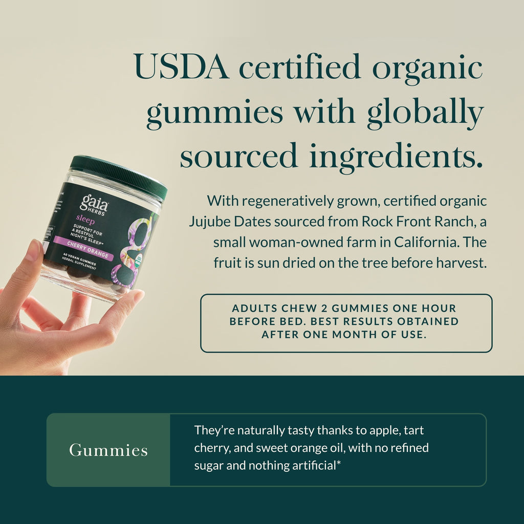 Organic Sleep Gummies, 40 CT