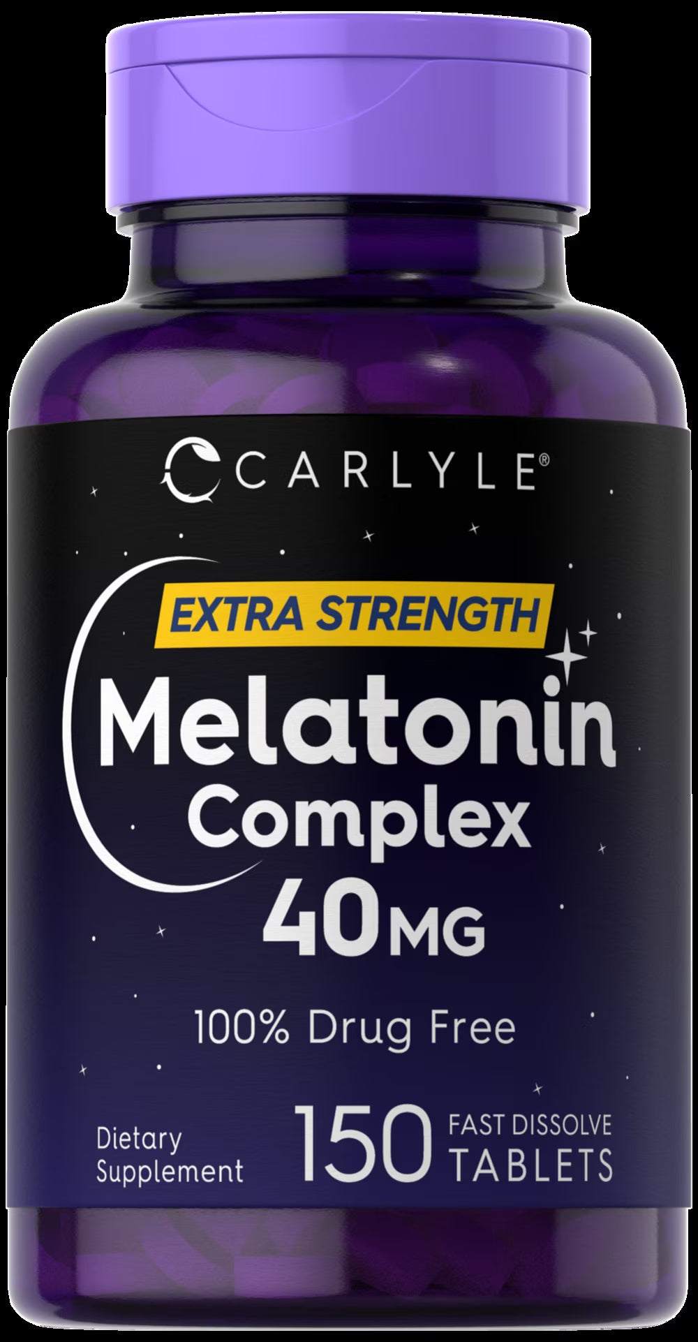 Melatonin Complex 40Mg | 150 Fast Dissolve Tablets | with Ashwagandha and Chamomile | by