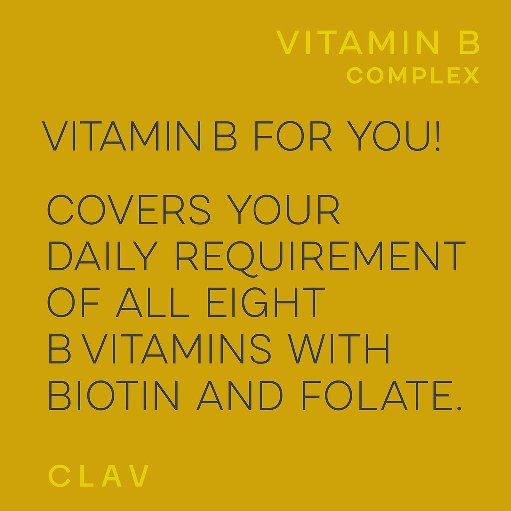 Vitamin B Complex 120 Capsules All 8 B Vitamins with Co Factors Myo Inositol