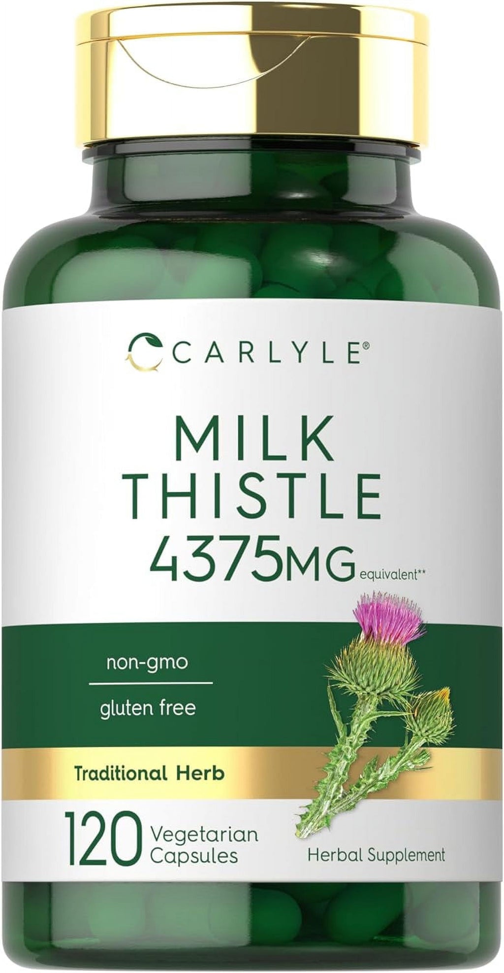 Milk Thistle Extract | 4375Mg | 120 Vegetarian Capsules for Men and Women | by