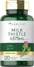 Milk Thistle Extract | 4375Mg | 120 Vegetarian Capsules for Men and Women | by