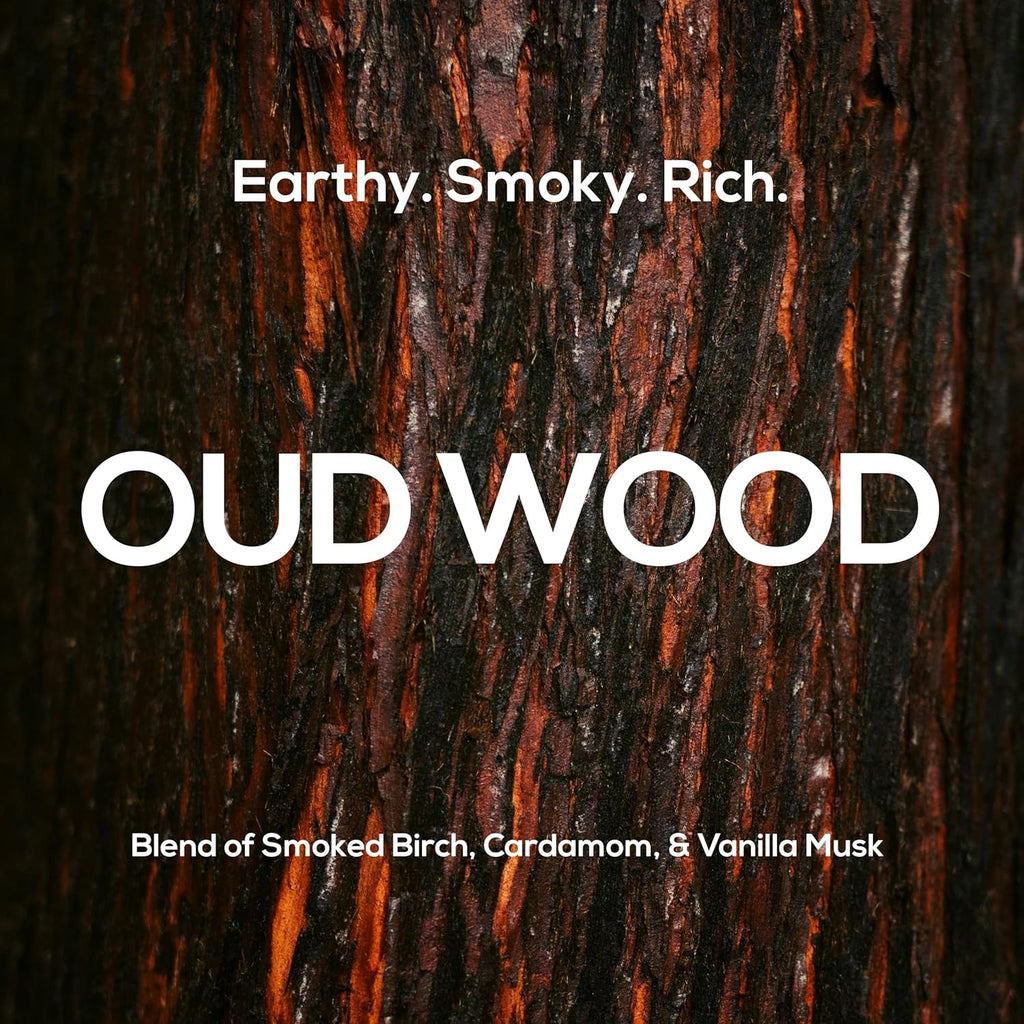 No. 102 Body Scrub Soap 7 Oz (3 Bars), Oud Wood, Exfoliating Soap Bar with Shea Butter, Olive Oil & Green Tea Extracts, Cleanses, Smooths & Revitalizes Skin, Earthy & Smoky Scent