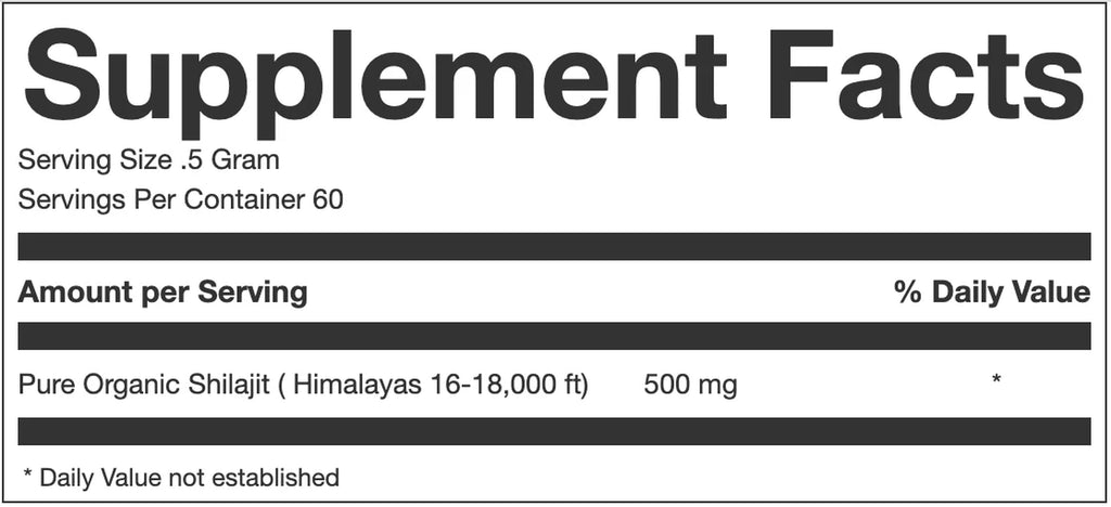 ™ Organic Himalayan Shilajit | Free Shipping